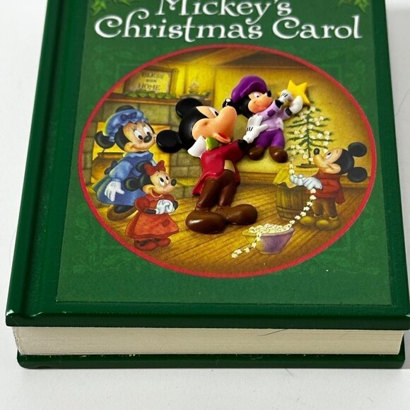 2017 Disney - Mickey's Christmas Carol - Mickey Mouse Readable Book Hallmark - Picture 7 of 14